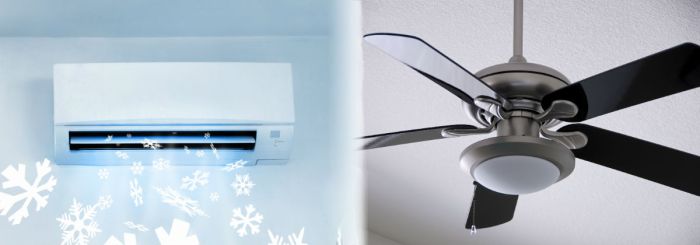 Ceiling Fans vs Air Conditioners Explained